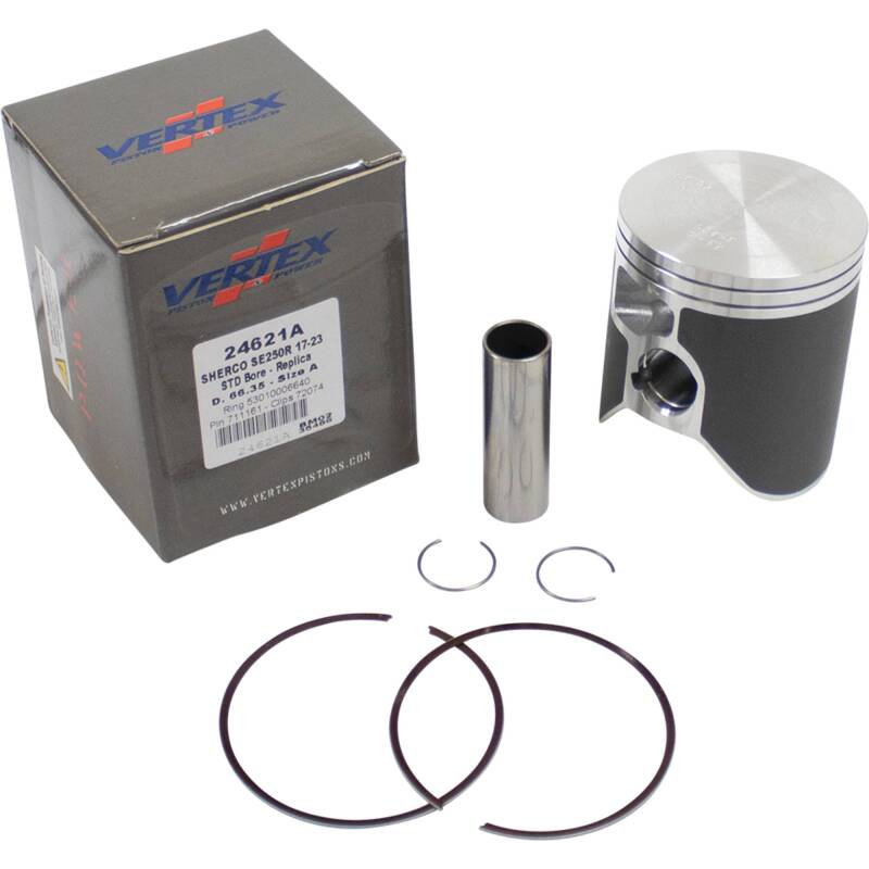 Vertex Pistons Vertex Piston 17-24 Sherco SE-R 250 250cc Cast Replica Piston Kit