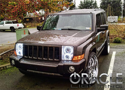 ORACLE Lighting Oracle Jeep Commander 06-10 Halo Kit - ColorSHIFT w/ 2.0 Controller