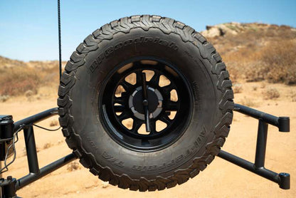 DV8 Offroad DV8 07-18 Jeep Wrangler JK Body Mounted Tire Carrier