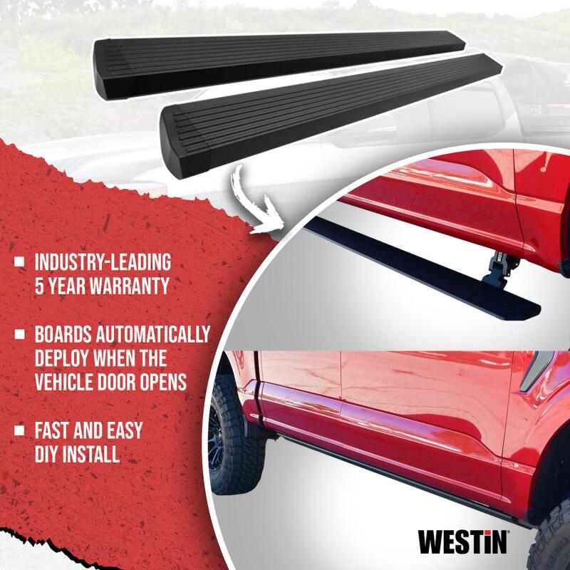 Westin 19-25 RAM 1500 Crew Cab (Excl. 2019+ 1500 Clsc.) Pro-e Running Boards - Tex. Blk
