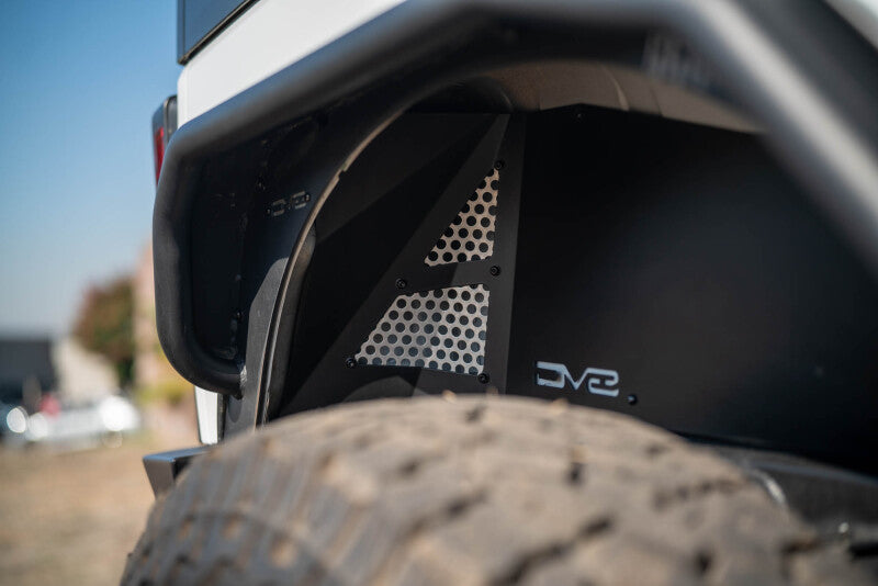 DV8 Offroad 07-18 Jeep Wrangler JK Rear Inner Fender - Satin Black
