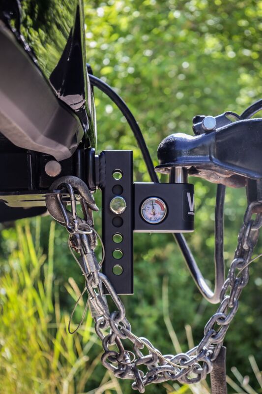 Weigh Safe Aero Hitch 4in Drop Hitch & 2in Shank (10K/12.5K GTWR) - Steel