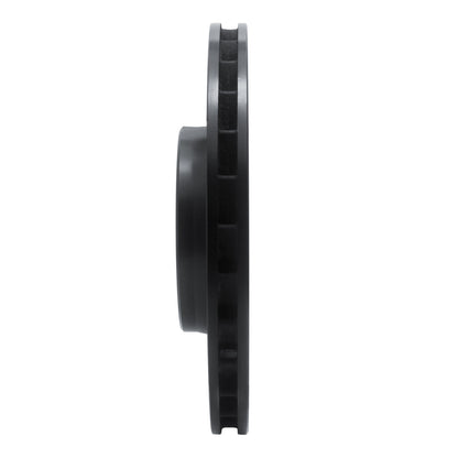R1 Concepts R1 01-06 BMW M3 Right Front Slotted Black Brake Rotor