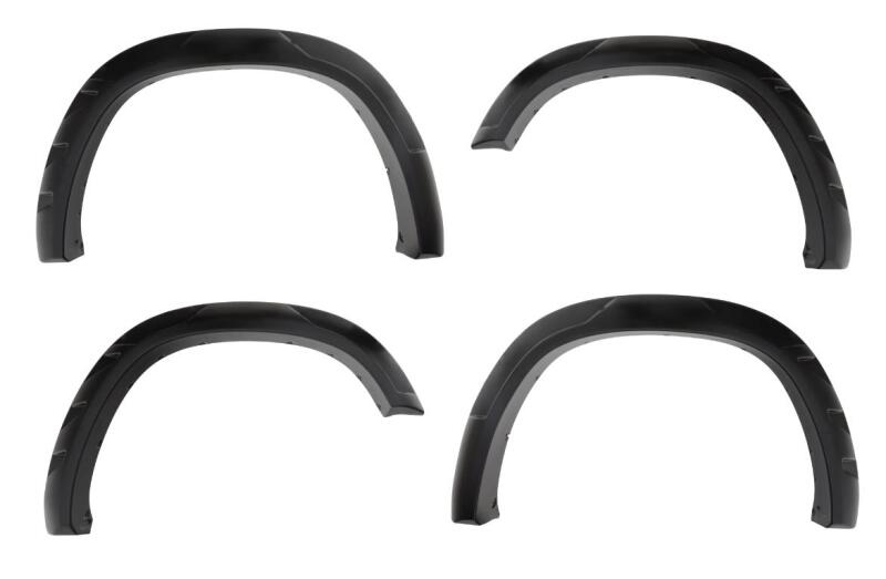 Bushwacker 19-21 Chevrolet Silverado 1500 DRT Style Flares 4pc - Black