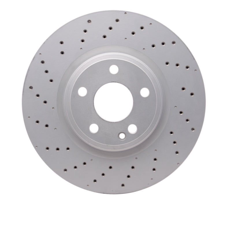DFC 14-20 Infiniti QX30 Front Drilled Hi-Carbon Alloy Geomet Coated Rotor