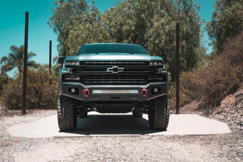 Body Armor 4x4 2019+ Chevy Silverado 1500 Ambush Series Front Bumper (Non-Winch)
