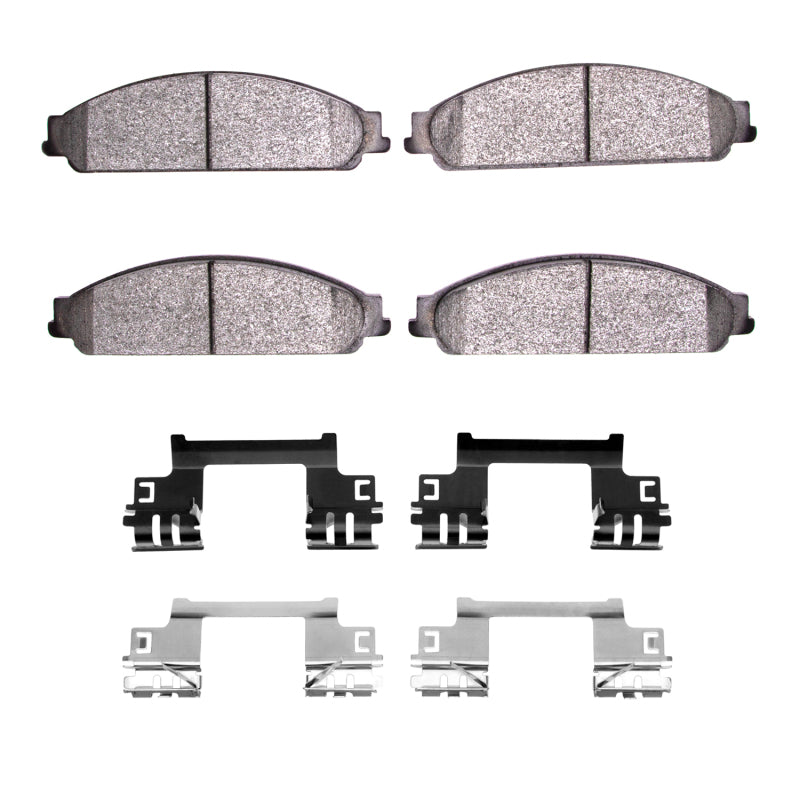 DFC 05-09 Ford Taurus (Excl SHO) Front 5000 Advanced Ceramic Brake Pads and Hardware Kit