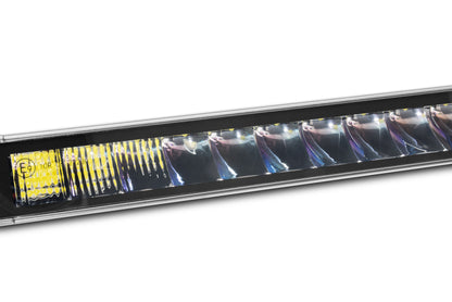 Go Rhino Xplor Blackout Series Sgl Row LED Light Bar (Side/Track Mount) 31.5in. - Blk
