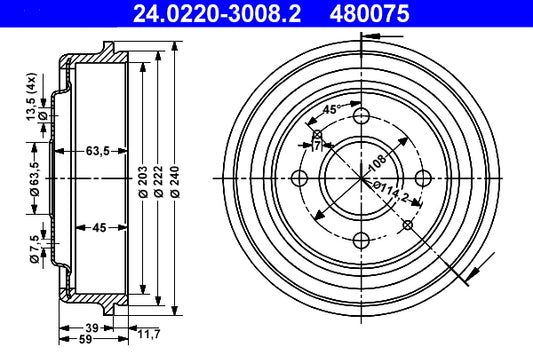 BREMBO F61328 Brake Caliper