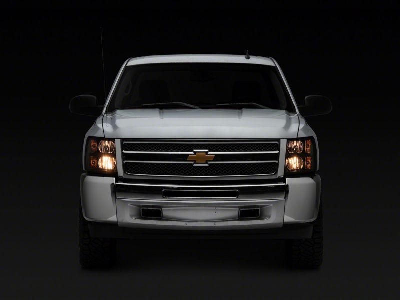 Raxiom 07-13 Chevrolet Silverado 1500 Euro Headlights- Black Housing (Clear Lens)