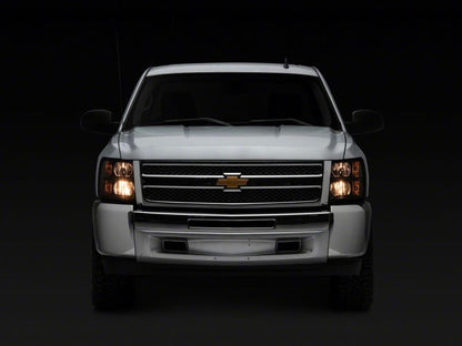 Raxiom 07-13 Chevrolet Silverado 1500 Euro Headlights- Black Housing (Clear Lens)