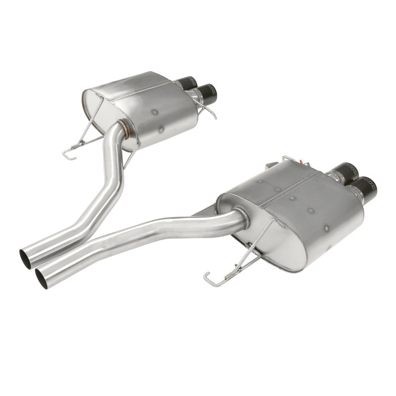 Dinan 11-16 BMW 550i (F10) Free Flow Axleback Exhaust System - Black Tips