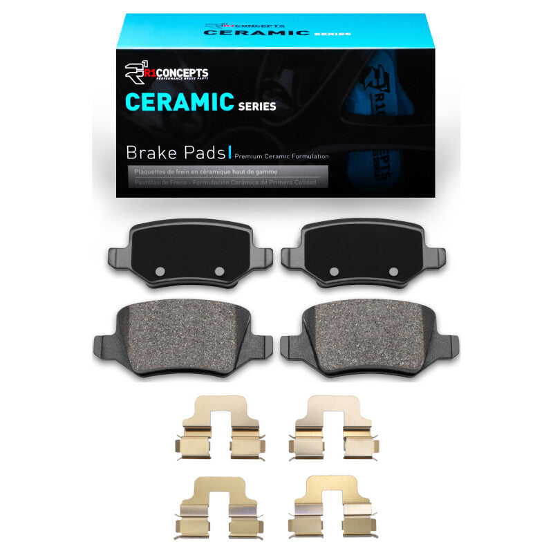 R1 Concepts R1 01-11 Mercedes-Benz B200 Rear Ceramic Pads & Hardware Kit
