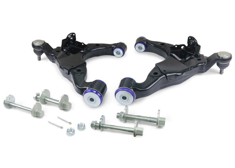 SuperPro 10-23 Toyota 4Runner/Lexus GX460 - KDSS Front Lower Control Arm Set - Camber Adjustable