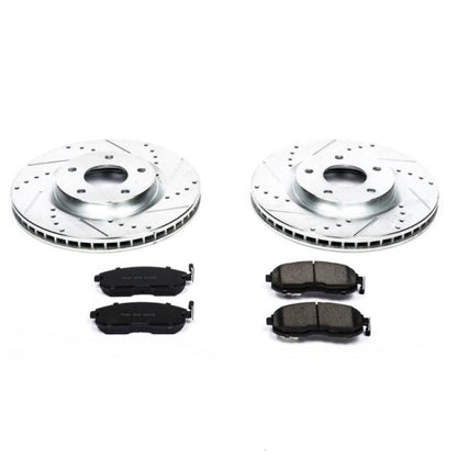 PowerStop Power Stop 07-12 Nissan Sentra Front Z23 Evolution Sport Brake Kit