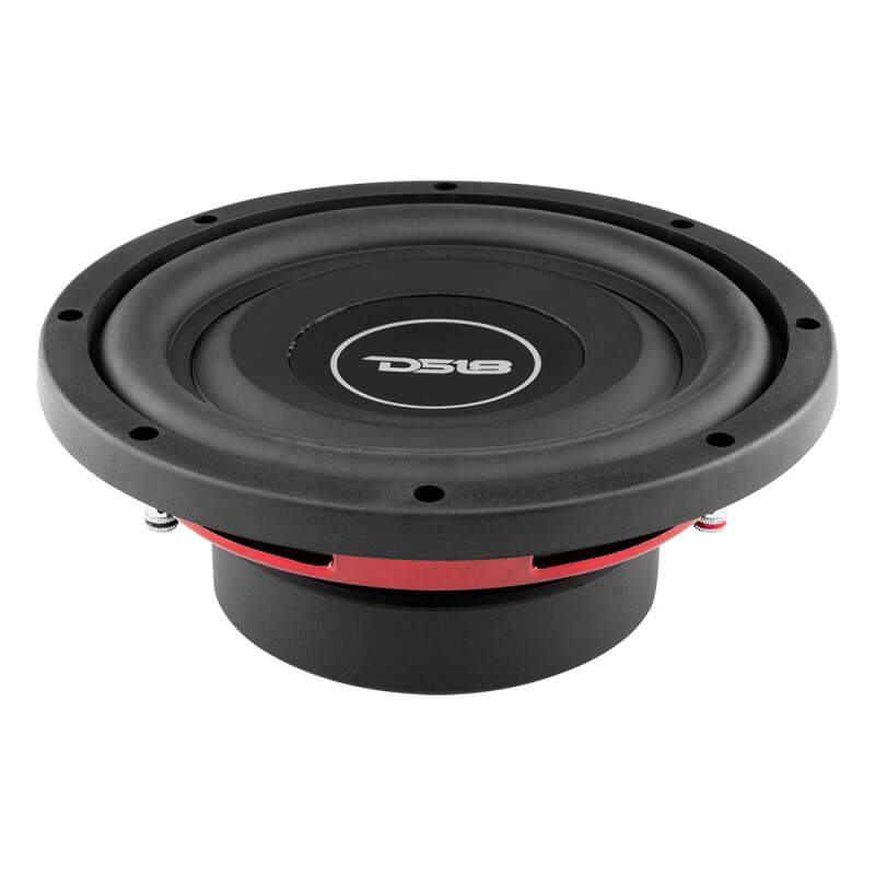DS18 8in 150 Watts RMS 4 ohm DVC Shallow Mount Subwoofer