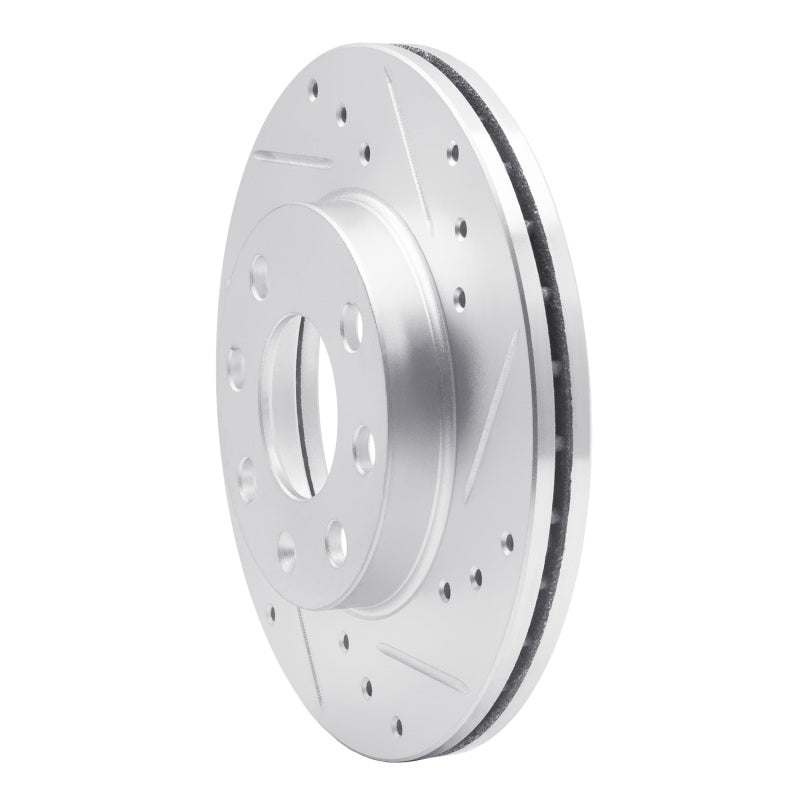 R1 Concepts R1 88-20 Chevrolet CHEVY (Mexico) Front Right Drilled & Slotted Silver Brake Rotor