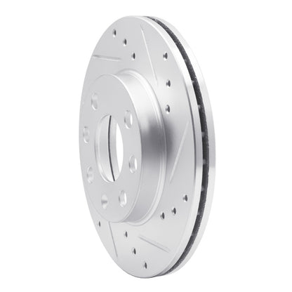 R1 Concepts R1 88-20 Chevrolet CHEVY (Mexico) Front Right Drilled & Slotted Silver Brake Rotor