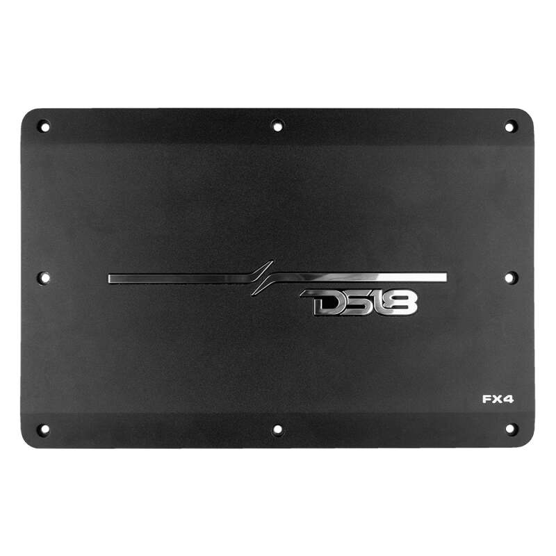 DS18 4-Channel Amp Stereo Full-Range 4 x 180 Watts RMS/4ohm Flush Mount w/ LED Lights