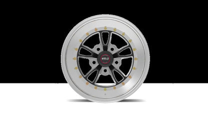 Weld Full Throttle 15x7 / 5x4.5 BP / 3.5in. BS Black Wheel - Polished Non Beadlock