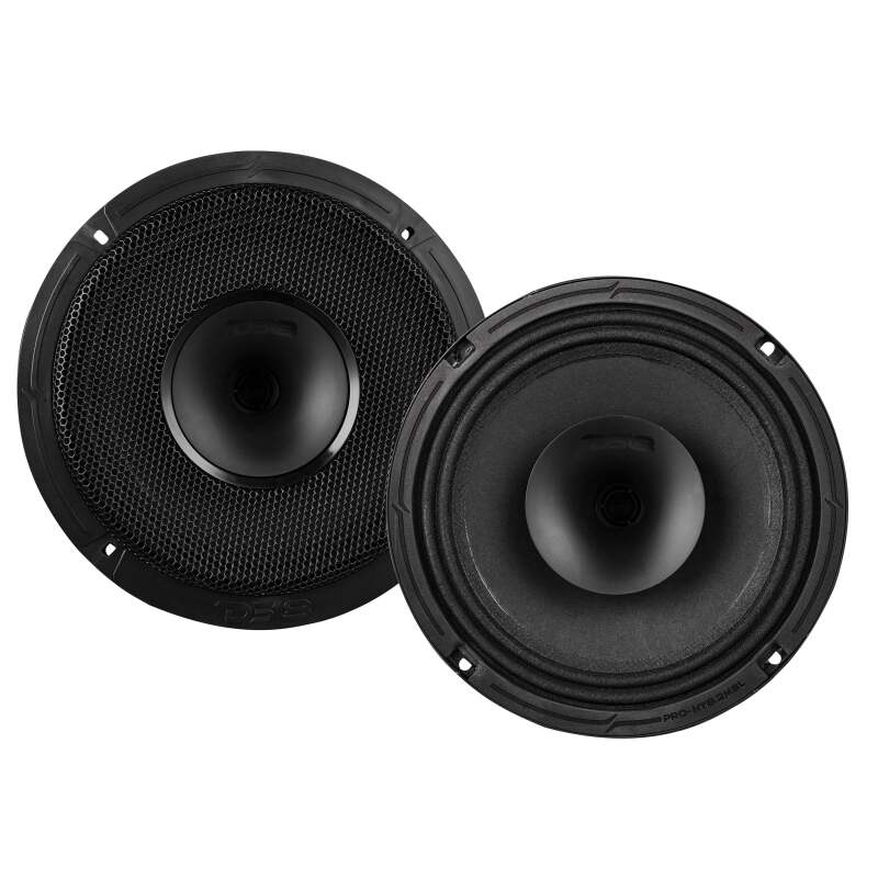 DS18 8in 200 Watts RMS 2 ohm Mid-Range Loudspeaker Shallow Grill Included