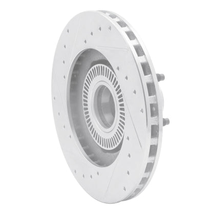 R1 Concepts R1 95-11 Ford Ranger (USA/Canada) Front Right Drilled & Slotted Silver Brake Rotor