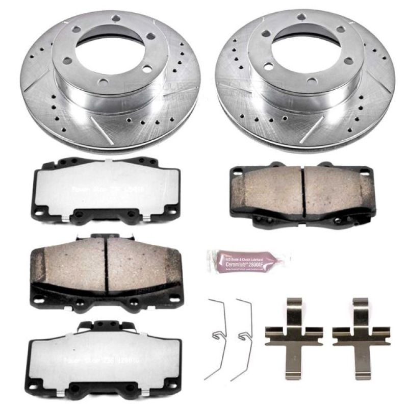 PowerStop Power Stop 95-02 Toyota 4Runner Front Z36 Truck & Tow Brake Kit