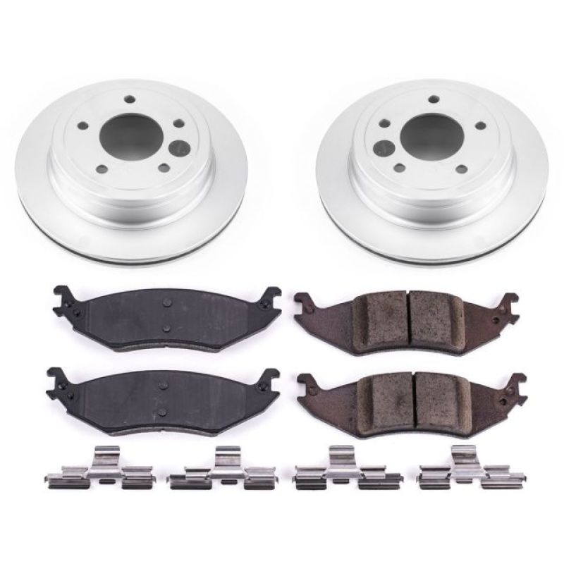 PowerStop Power Stop 04-06 Ford E-150 Rear Z17 Evolution Geomet Coated Brake Kit