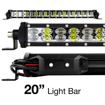 XKGLOW XK Glow RGBW Light Bar High Power Offroad Work/Hunting Light w/ Bluetooth Controller 20In