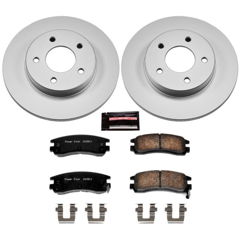 PowerStop Power Stop 94-96 Cadillac DeVille Rear Z17 Evolution Geomet Coated Brake Kit
