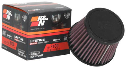 K&N Engineering K&N Universal Clamp-On Air Filter 2-1/2in FLG / 4-1/2in B / 3-1/2in T / 3-3/16in H