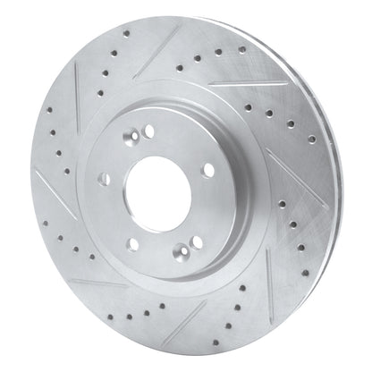 R1 Concepts R1 15-20 Kia SORENTO Front Left Drilled & Slotted Silver Brake Rotor