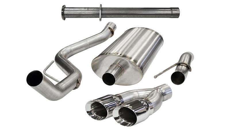 CORSA Performance Corsa 2011-2014 Ford F-150 Raptor 6.2L V8 145in Wheelbase Polished Xtreme Cat-Back Exhaust