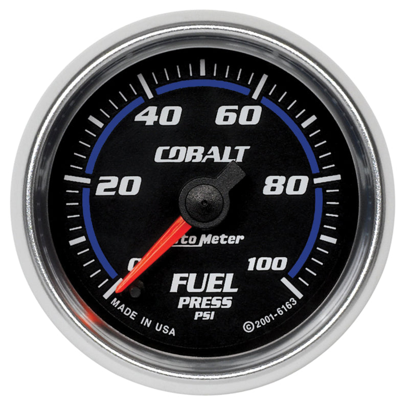 Autometer Cobalt 52mm 100 PSI Electronic Fuel Pressure Gauge