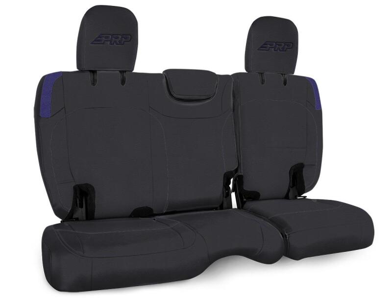 PRP Seats PRP Jeep Wrangler JL Rear Bench CoversU - 4 door with no armrest - Black/Purple