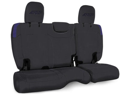 PRP Seats PRP Jeep Wrangler JL Rear Bench CoversU - 4 door with no armrest - Black/Purple