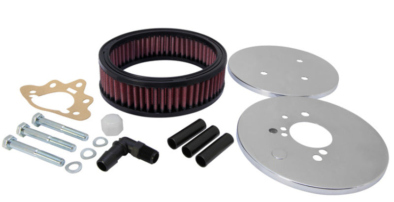 K&N Engineering K&N Custom Round Racing Assembly Red 5.875in OD x 2.406in ID x 1.75in Height