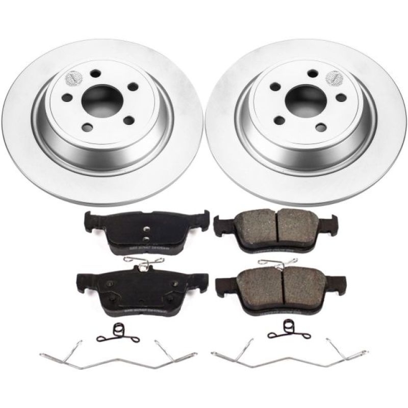 PowerStop Power Stop 17-18 Lincoln Continental Rear Z17 Evolution Geomet Coated Brake Kit