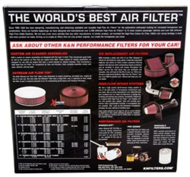 K&N Engineering K&N Replacement Air Filter GM CARS & TRUCKS, V8, 1966-84