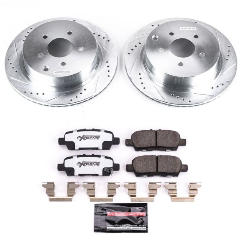 PowerStop Power Stop 18-19 Infiniti Q50 Rear Z26 Street Warrior Brake Kit