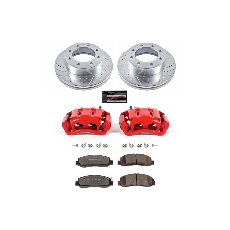 PowerStop Power Stop 2011 Ford F-350 Super Duty Front Z36 Truck & Tow Brake Kit w/Calipers