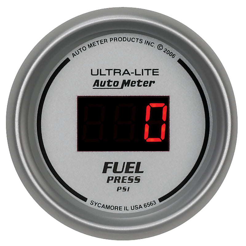 Autometer Ultra-Lite 52MM 5-100 PSI Digital Fuel Pressure Gauge
