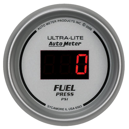 Autometer Ultra-Lite 52MM 5-100 PSI Digital Fuel Pressure Gauge