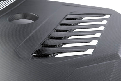 Dinan 19-26 BMW B58D (G01/G02/G20/G22/G23/G26/G42) Matte Carbon Fiber Engine Cover w/Gloss Accents