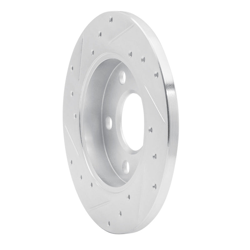 R1 Concepts R1 04-16 Buick ALLURE Rear Right Drilled & Slotted Silver Brake Rotor