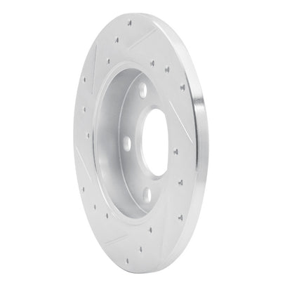 R1 Concepts R1 04-16 Buick ALLURE Rear Right Drilled & Slotted Silver Brake Rotor