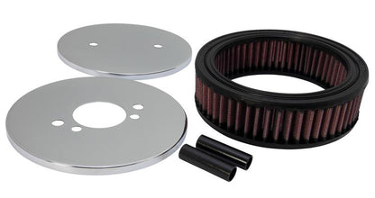 K&N Engineering K&N Custom Round Racing Assembly Red 4.5in ID / 5.875in OD / 1.75in Height