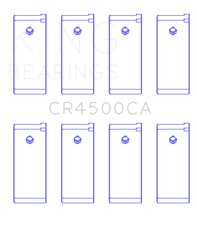 King Engine Bearings Nissan Yd22/Yd25 (Size +0.25mm) Connecting Rod Bearing Set