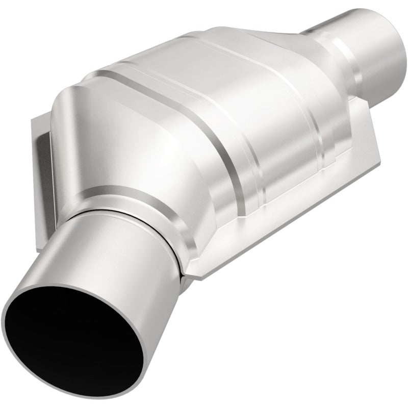 MagnaFlow Universal Catalytic Converter 2.25in Angled Inlet Front CA