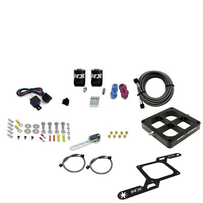 Nitrous Express Dry Dual Stage Billet Crossbar Plate System 100-1000hp (4500 Flange) w/o Bottle